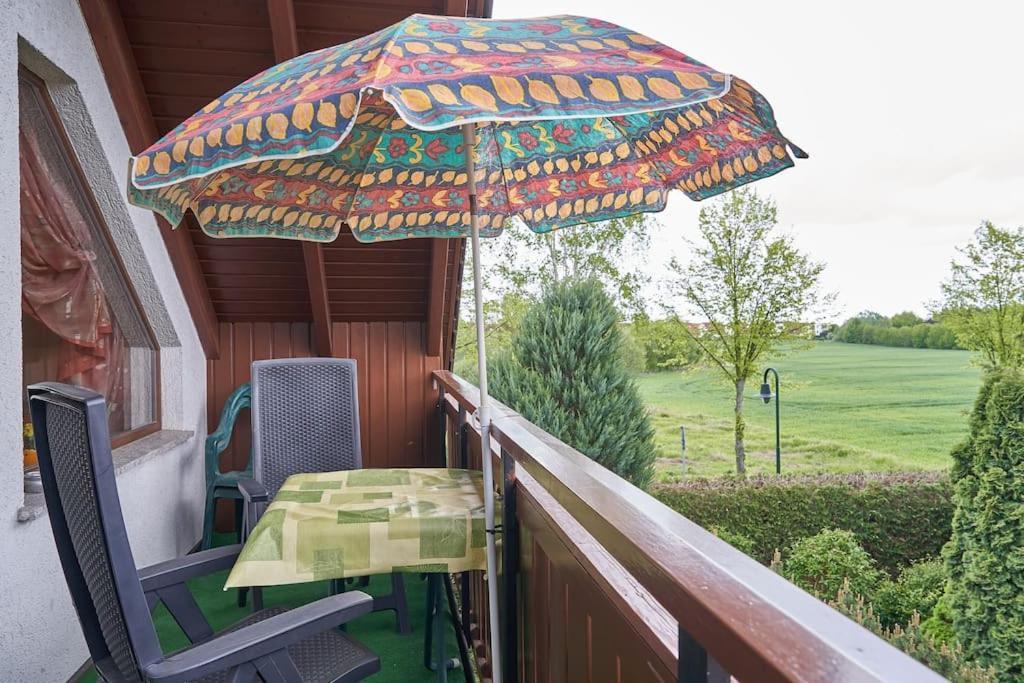 Ferienwohnung am Stadtrand von Berlin Neu Buch Exterior foto
